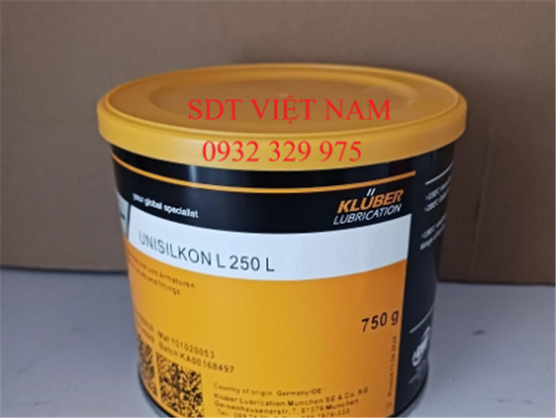 Mỡ KLUBER UNISILKON L 250 L